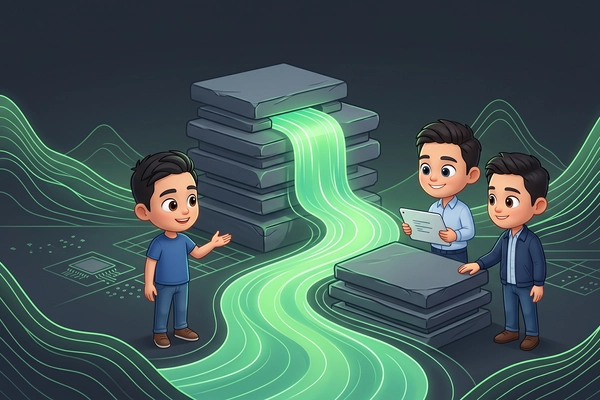 Hero banner illustration for "Concord acquires Finley to automate debt capital management"