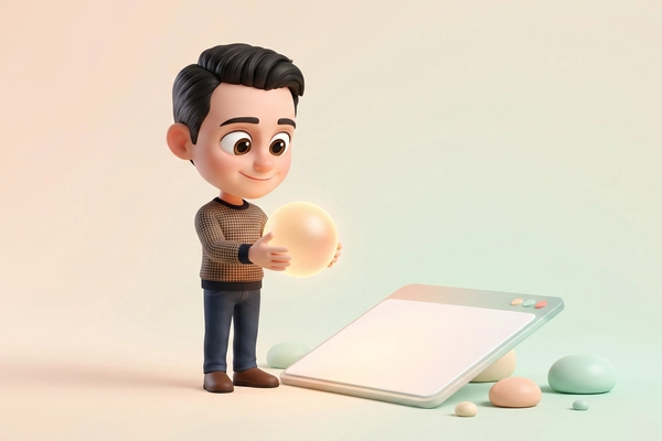 Hero banner illustration for "UP launches creator platform with 13,000-creator waitlist"