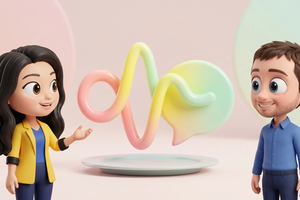 Hero banner illustration for "Palona AI builds emotionally intelligent agents for restaurants"