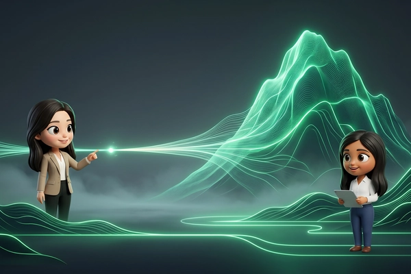 Hero banner illustration for "TrustAI cuts AI inference costs 20% with cache technology"