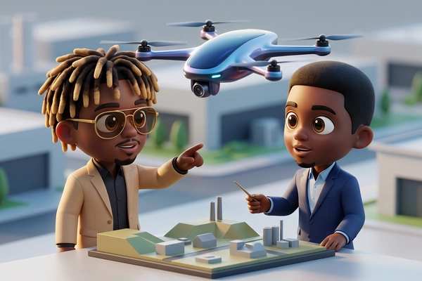 Hero banner illustration for "Terra Industries closes $52M seed for African defense tech"