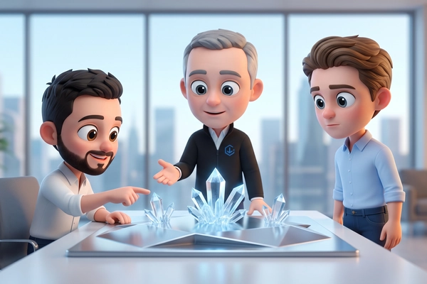 Hero banner illustration for "HexSeed raises $800K to turn CO2 into diamond coatings"