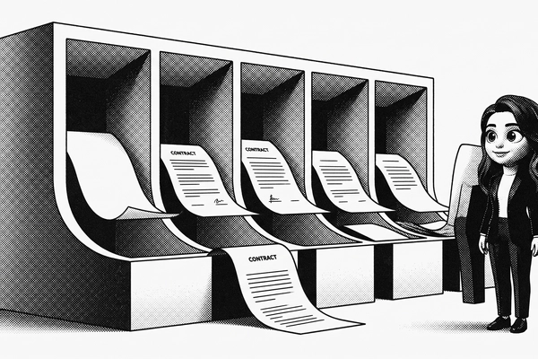 Hero banner illustration for "Arabic.AI launches Atelier workspace for Arabic AI agents"