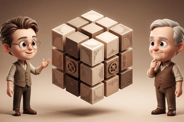 Hero banner illustration for "CubeFabs raises $6.6M to build AI-powered semiconductor fabs"