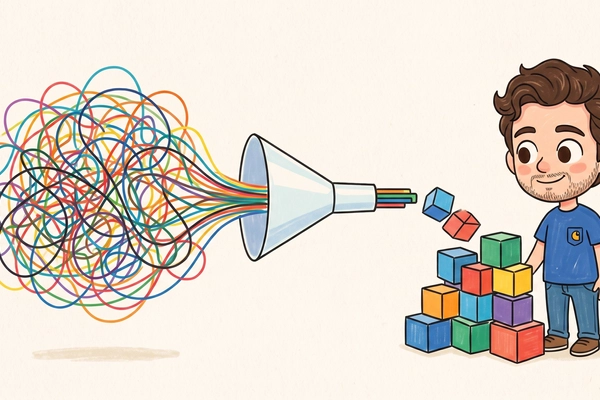 Hero banner illustration for "Context.dev launches API to give AI agents real-time web data"