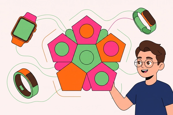 Hero banner illustration for "Bevel raises $10M Series A for AI-powered health coaching"