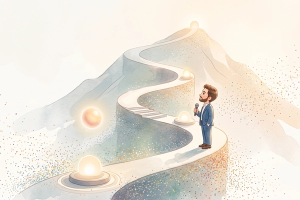 Hero banner illustration for "Bloomy launches AI tutor for K-12 with mastery-based learning"