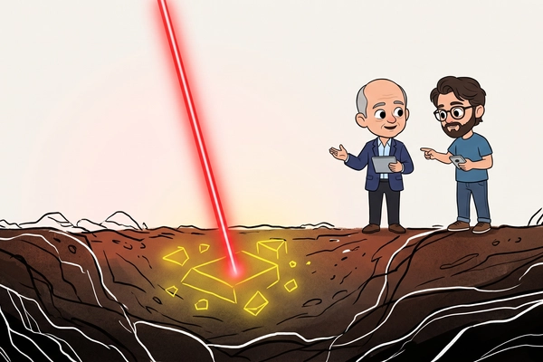 Hero banner illustration for "TerraBlaster raises $12.5M for Mars rover soil tech"