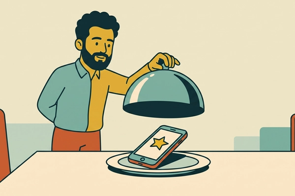 Hero banner illustration for "TryNearby launches creator platform for 120+ restaurants"
