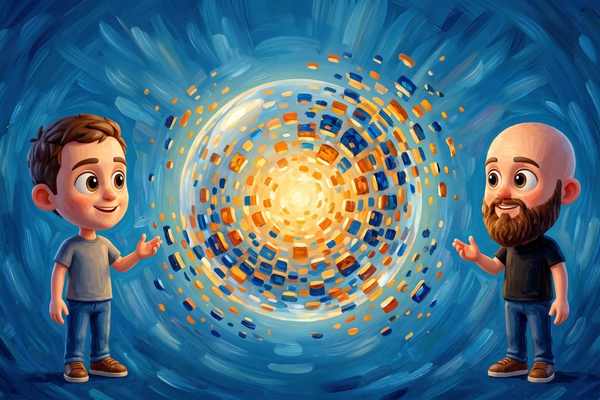 Hero banner illustration for "Metriport raises $26M to unify real-time medical records"