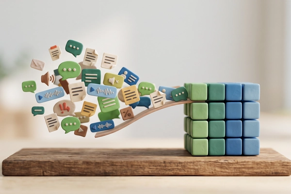 Hero banner illustration for "Sharpi raises $4M to automate B2B orders via WhatsApp"