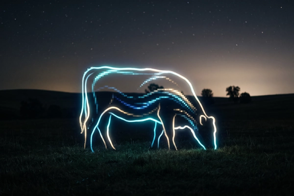 Hero banner illustration for "Breedr raises $27M to digitize beef supply chain"
