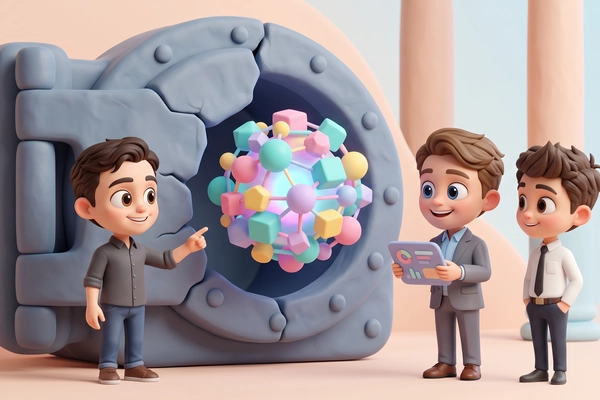 Hero banner illustration for "Multiplier raises $6M to build AI platform for asset managers"