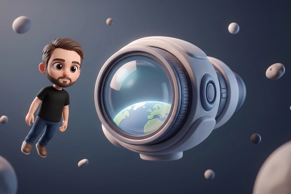 Hero banner illustration for "Diffraqtion raises $10M for quantum space cameras"