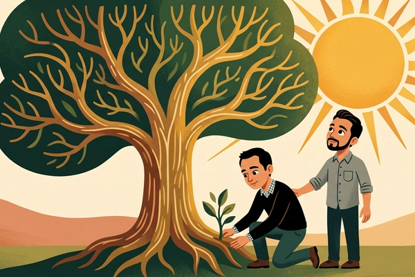 Hero banner illustration for "NewDays raises $16M to deliver AI dementia treatment"