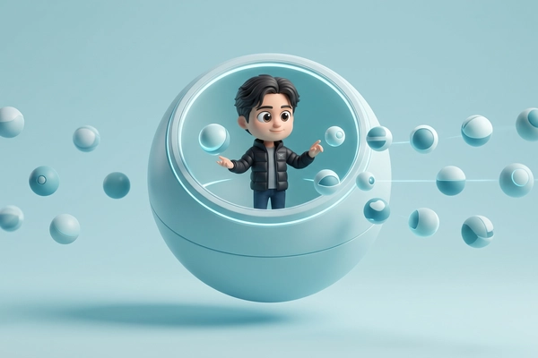 Hero banner illustration for "Rindler launches Maxxwell to manage multiple AI coding agents"
