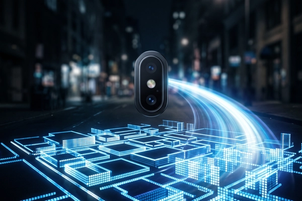 Hero banner illustration for "Vangrid raises $9M to turn phones into AI mapping network"
