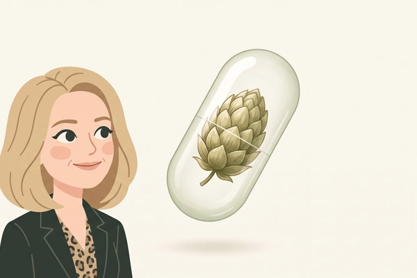 Hero banner illustration for "Calocurb raises $27M to scale plant-based GLP-1 alternative"