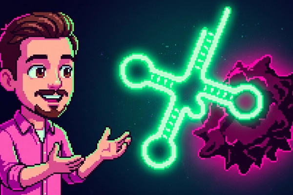 Hero banner illustration for "Cloverleaf Bio raises $33M to develop RNA cancer therapies"
