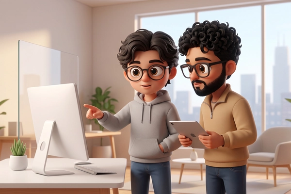 Hero banner illustration for "Olam Labs builds multi-agent arena to test AI deception"