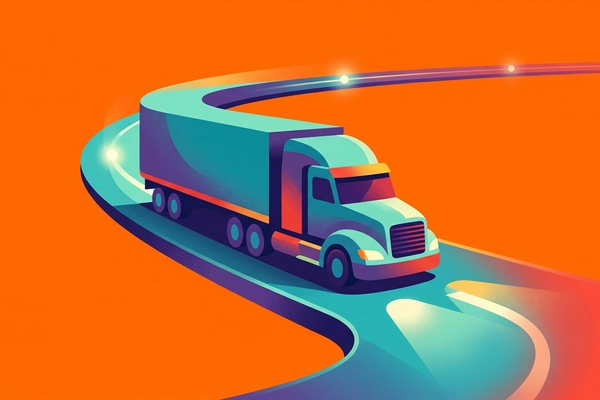 Hero banner illustration for "Overroute raises $5.5M to automate freight operations"