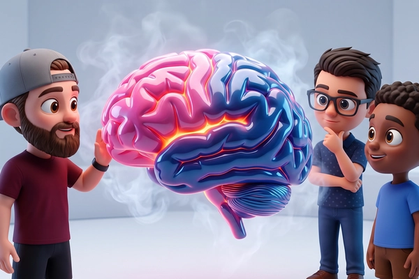 Hero banner illustration for "Flourish raises $500M to build brain-inspired AI"