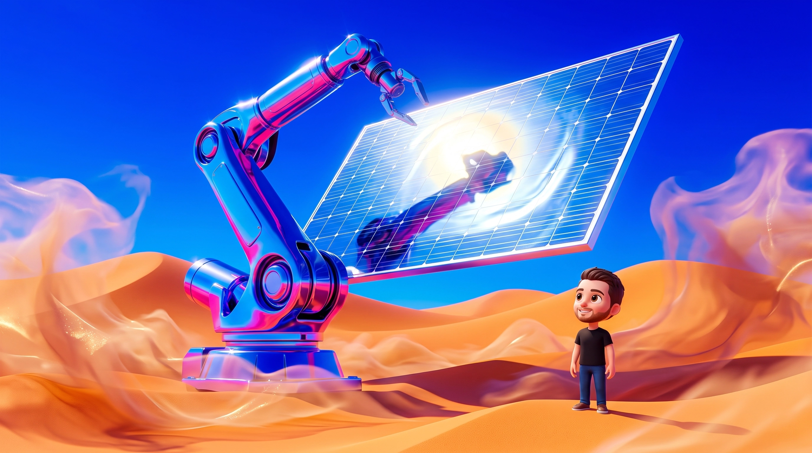 Cosmic Robotics deploys robot doubling solar productivity