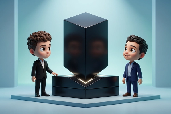 Hero banner illustration for "Stoa launches GPU marketplace with $300M+ first-month RFQs"