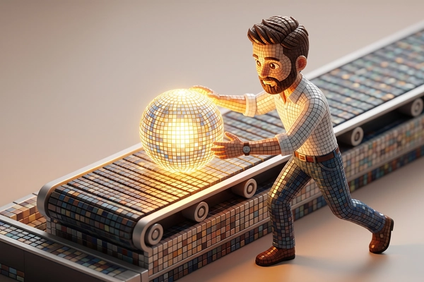 Hero banner illustration for "Flip raises $25M to expand AI platform for frontline workers"