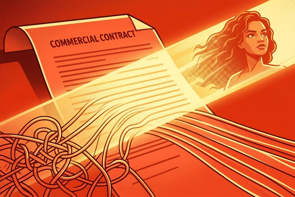 Hero banner illustration for "Resolutiion partners with WorldCC on AI dispute prevention"
