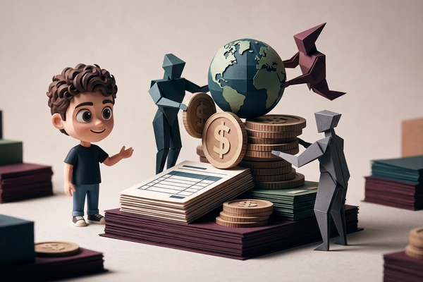 Hero banner illustration for "Creem raises €5M to build billing for AI-native software"
