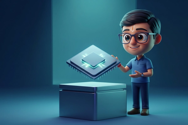Hero banner illustration for "Mindgrove eyes first revenues as chip startup goes commercial"