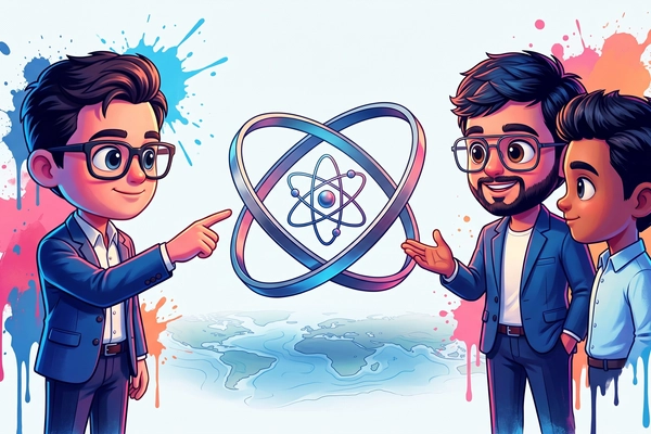 Hero banner illustration for "QuBeats raises $15M to build quantum navigation sensors"