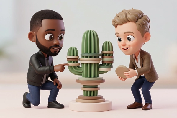 Hero banner illustration for "Cactus Compute launches 8-29MB AI models matching larger rivals"