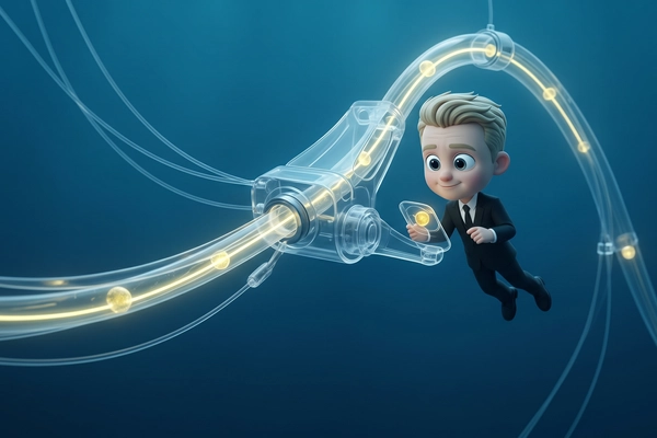 Hero banner illustration for "Fluxnium raises $7M to extract uranium from seawater"