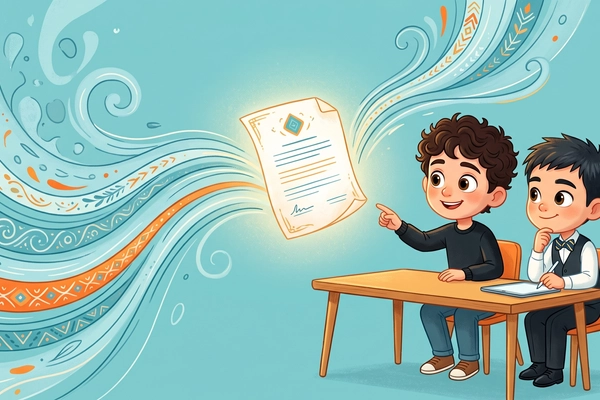 Hero banner illustration for "Async launches AI agents to automate small business ops"