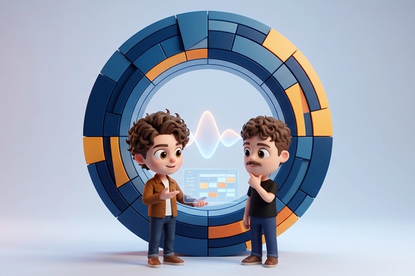 Hero banner illustration for "Avoca Systems launches AI OS for 250+ radiology clinics"