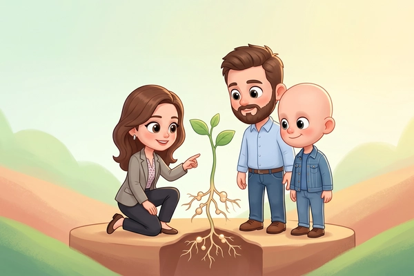 Hero banner illustration for "Lilac Agriculture raises $2.3M for next-gen inoculants"