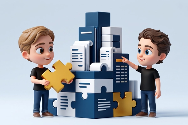 Hero banner illustration for "Benford raises $5.7M to build tech-native audit firm"