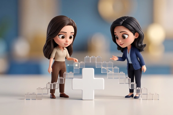 Hero banner illustration for "Blair Health raises $4.2M to scale AI-powered specialist care"