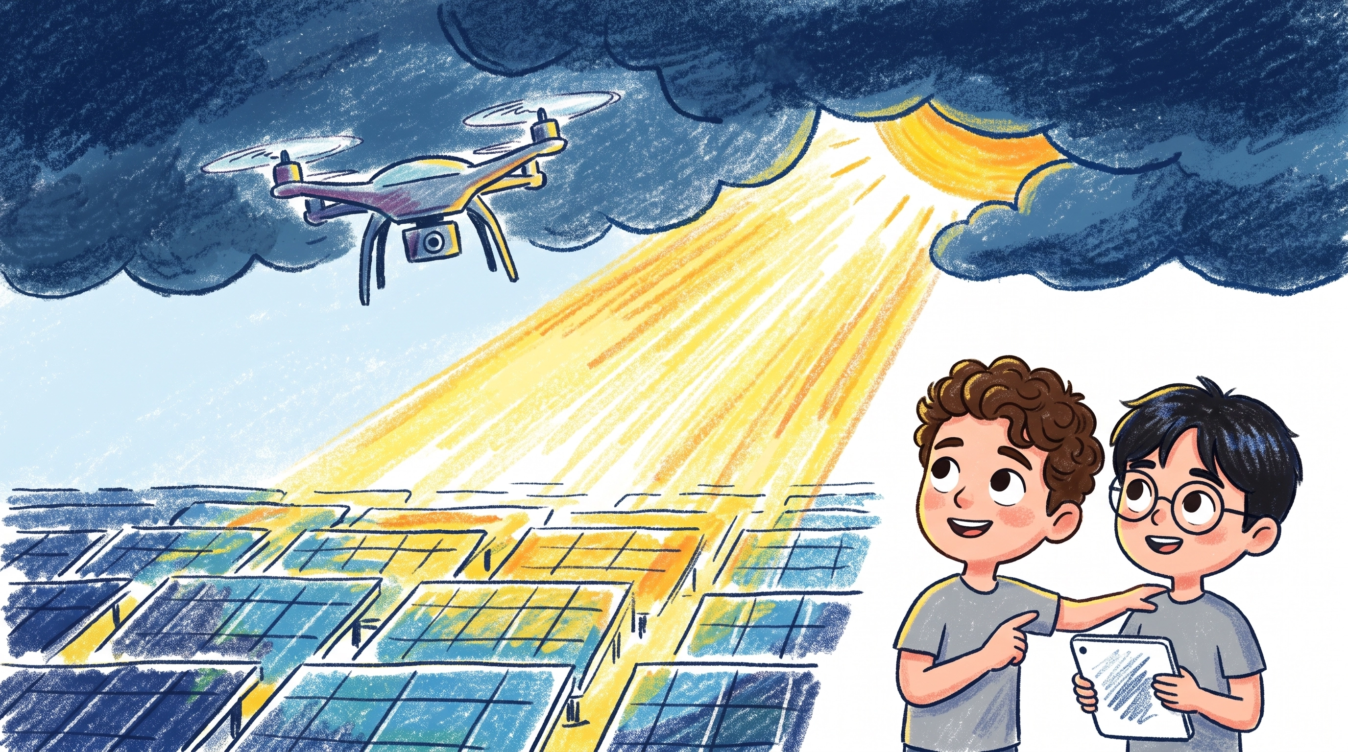 Meteoric launches drones to boost solar output by 30%