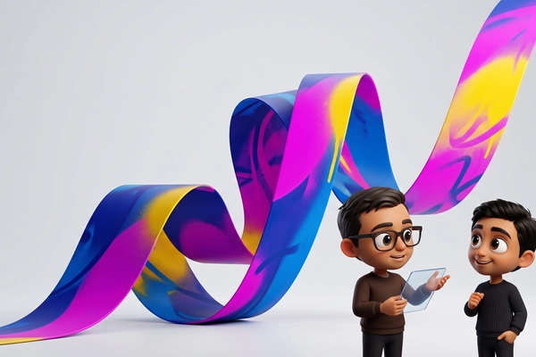 Hero banner illustration for "Ema raises $77M to replace enterprise software with AI agents"
