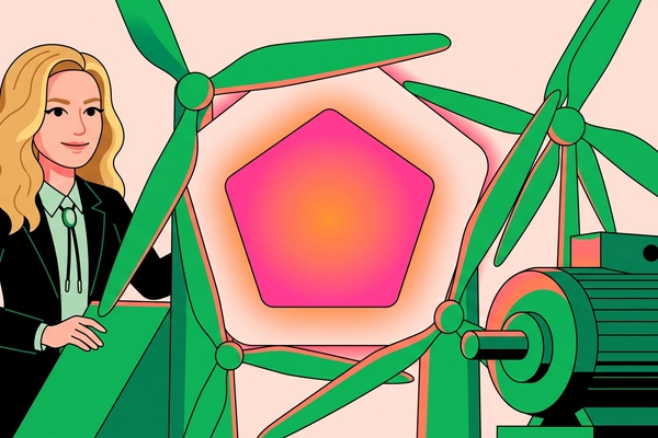 Hero banner illustration for "Hertha Metals raises $134M to produce rare-earth magnet iron"