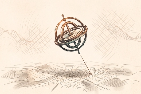 Hero banner illustration for "OSCP raises $6M for GPS-free navigation sensors"