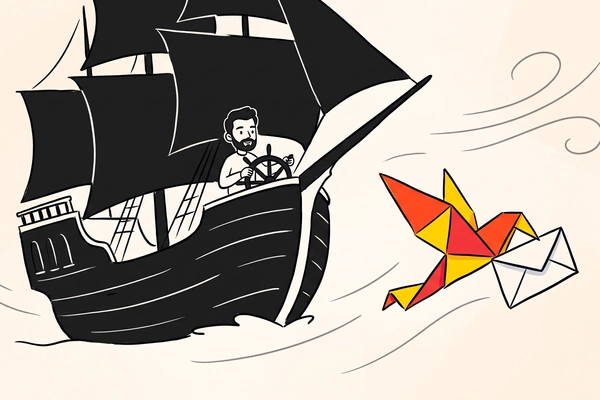 Hero banner illustration for "Kuron launches AI GTM agent for end-to-end outbound sales"