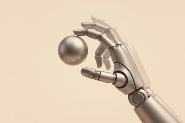 Hero banner illustration for "Simate tops RoboDojo robotics benchmark 3 months in"