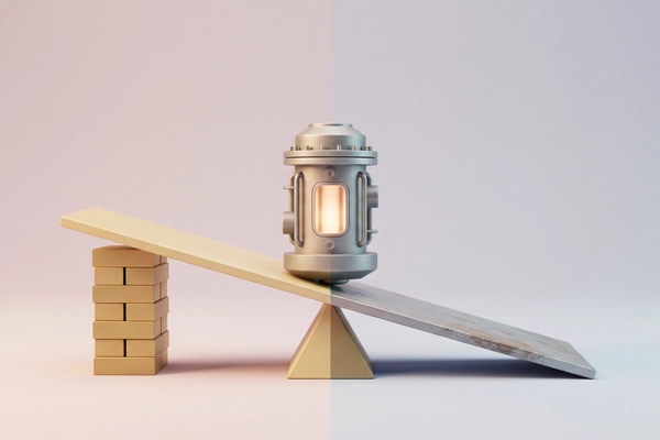 Hero banner illustration for "Nuclear startups raise record $6B+ amid AI power demands"