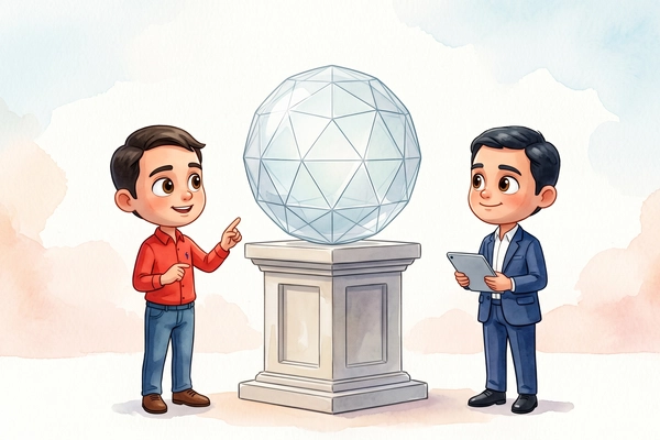 Hero banner illustration for "OneByZero raises $20M to embed AI engineers in enterprises"