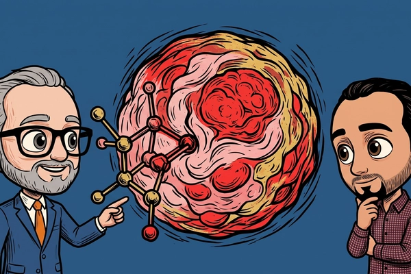 Hero banner illustration for "Skopos Bio raises $8.3M for radiopharmaceutical cancer therapy"