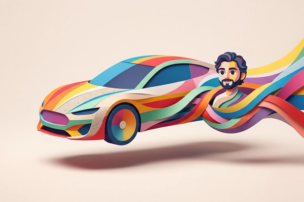 Hero banner illustration for "Flai raises $27M to automate dealership operations with AI"